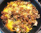 豚肉の卵とじ作り方5写真