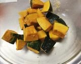 レンジで簡単【無水かぼちゃの煮物】作り方2写真