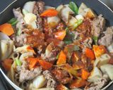 麻辣香鍋：シビ辛な牛肉と筍と蓮根の炒め物作り方10写真