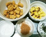犬ご飯　さんまとサツマイモのつみれ汁作り方1写真