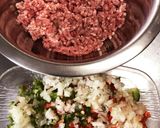 野菜たっぷりハンバーグ❷ソース味作り方1写真
