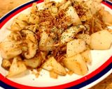 カリカリ豚肉と山芋のバター醤油焼お弁当に作り方8写真