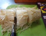 最速のえのきの松茸のお吸い物作り方4写真
