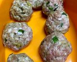 レンチン肉団子カボス醤油作り方2写真
