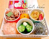 酢飯で簡単ミニ鮭おにぎりお弁当運動会作り方3写真