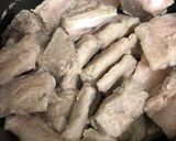 初挑戦！ふわトロ！豚軟骨の煮込み！作り方2写真