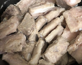 初挑戦！ふわトロ！豚軟骨の煮込み！作り方2写真