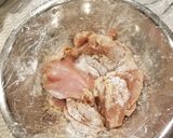 下味冷凍★鶏ももザンギ風1枚揚げ作り方4写真