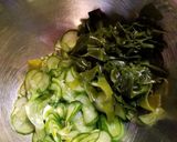 きゅうりとわかめの和え物作り方4写真