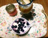 朝食に☕☀ブルーベリーヨーグルト✨☺⛄作り方2写真