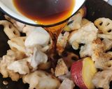 蓮根&薩摩の鶏照り焼き作り方10写真
