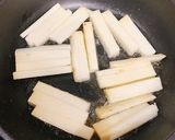 長芋とベーコンの白だし炒め作り方3写真