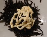 秋鮭とヒジキのパスタ作り方3写真