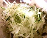 覚書:冬瓜で夏野菜のサラダ作り方2写真