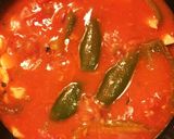 サバ缶とピーマンのトマトカレー作り方2写真