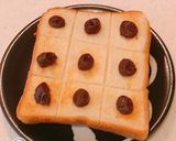 HBと手作りチョコフラワーで、チョコパン作り方22写真