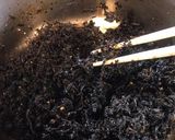 シソシロップの後に作る佃煮作り方3写真
