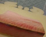 かんぱち炙りのカルパッチョ作り方1写真