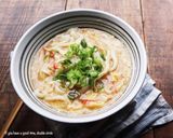 明太かき玉うどん作り方5写真