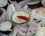 茄子ベーコンでオイルソースパスタ作り方7写真