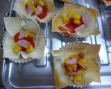 シュウマイの皮で簡単！キッシュ♪作り方4写真