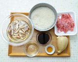 レンコンと干しシイタケの炊き込み御飯作り方1写真