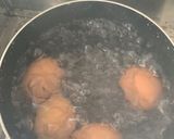 ペッパー味玉【めんつゆ】作り方1写真