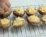 シイタケの味噌タルタルチーズ焼き作り方3写真