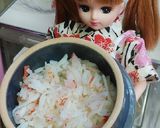 リカちゃん♡れんこんとカニカマꕤ釜飯風作り方3写真