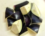 ナスと豆腐の甘味噌炒め作り方1写真
