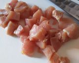 鶏肉味付け野菜炒め（ちゃんちゃん焼風味）作り方2写真