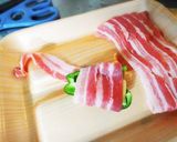 ＊超簡単ピーマンチーズ豚バラ巻き＊作り方3写真
