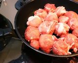 低カロリー！里芋と豚肉のコロコロ照り焼き作り方4写真