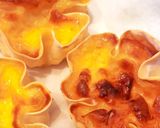 餃子の皮★簡単★材料4つのみエッグタルト作り方4写真