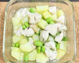 レンジで簡単塩バター鶏じゃが作り方4写真