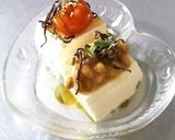 【 豆腐の納豆と塩昆布のせ♪ 】作り方6写真