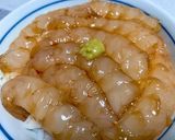 絶品☆赤エビの昆布〆丼作り方6写真