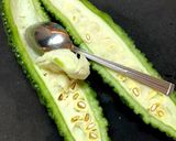 ゴーヤとナスのマヨネーズ炒め作り方1写真