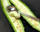 ゴーヤとナスのマヨネーズ炒め作り方1写真