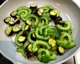 ゴーヤとナスのマヨネーズ炒め作り方6写真