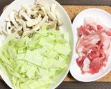 簡単おいしいごまドレ焼きうどん作り方1写真