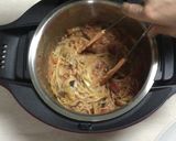 ホットクックでいわし缶とトマトのパスタ♪作り方7写真