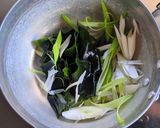 ワカメと長ネギの中華スープ作り方3写真