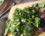 空芯菜とキクラゲの炒めもの作り方1写真