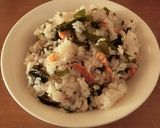 材料3つ★焼たらことわかめの混ぜご飯作り方3写真