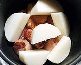 炊飯器におまかせ！豚角煮大根作り方3写真