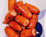 しいたけの酒蒸しとウィンナーの出汁焼き作り方4写真