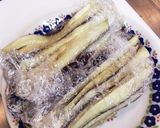豚生姜焼き乗せぶっかけ細切りナス入り素麺作り方1写真