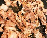 豚生姜焼き乗せぶっかけ細切りナス入り素麺作り方3写真