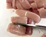 秋鮭の白子の生姜煮付け作り方3写真